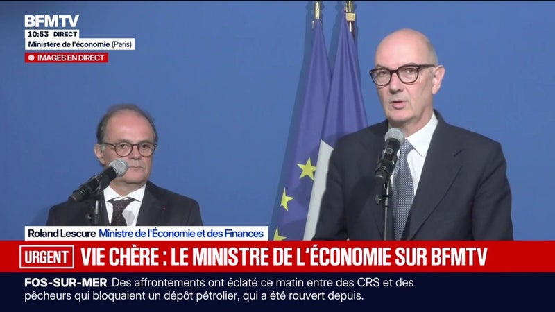 "Le secteur financier est résilient, il est solide", assure le ministre de l'Économie Roland Lescure