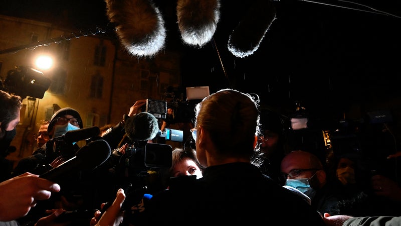 Me Caty Richard, lors du procès de Jonathann Daval, en novembre 2020