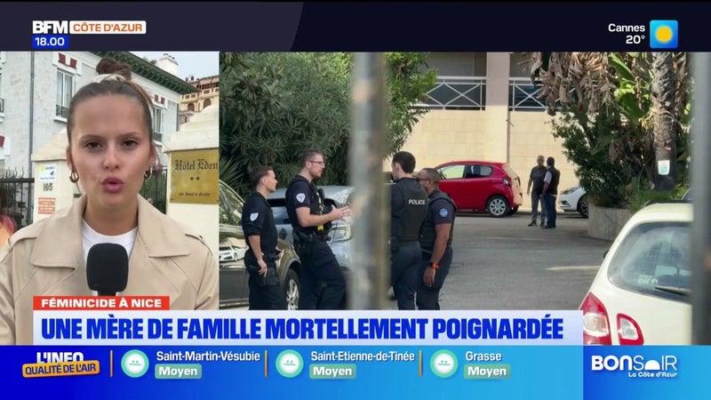 🔴INFO BFM NICE CÔTE D'AZUR - Féminicide à Nice : une mère de famille mortellement poignardée