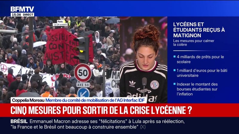 Organisation d'un débat sur Parcoursup à l'Assemblée nationale: "C'est plus qu'insuffisant", estime Coppélia Moreau (AG Interfac IDF)