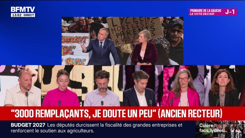3.000 professeurs remplaçants: "Ça, c'est un premier pas du gouvernement mais ça ne va pas faire reculer la mobilisation", annonce Manon Moret, secrétaire générale de l'UNEF