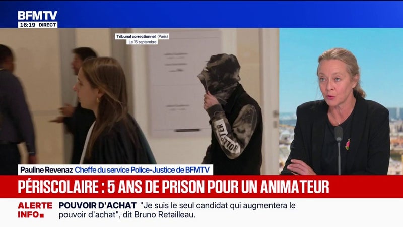 Paris: un animateur périscolaire condamné à cinq ans de prison, dont un ferme, pour agressions sexuelles sur 9 enfants