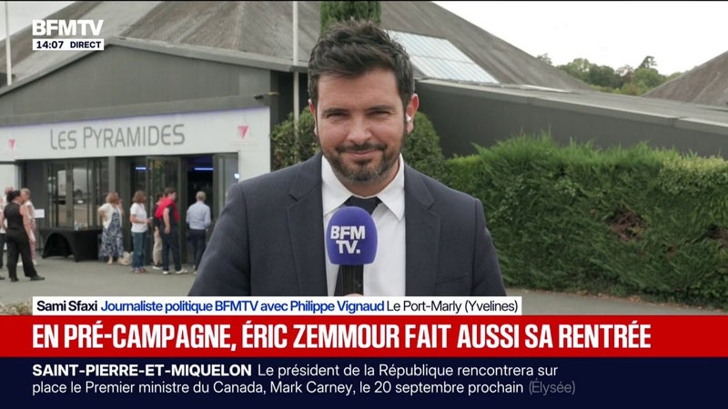 Eric Zemmour fait sa rentrée politique