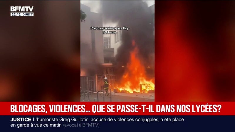 Blocages, violences... Que se passe-t-il dans nos lycées?