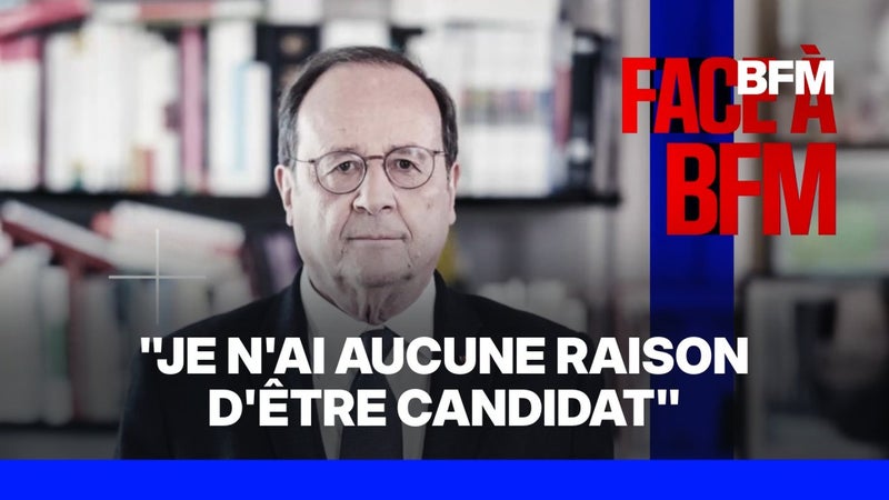 FACE À BFM - François Hollande se dit prêt à se mettre "au service de son pays"