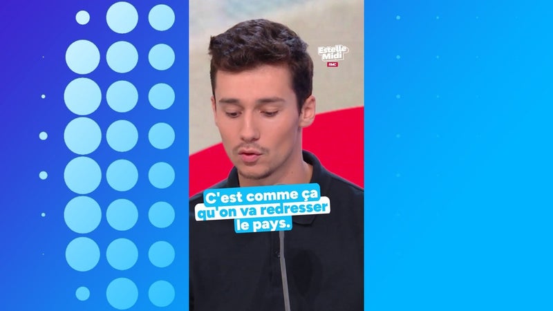 "C'est comme ça qu'on va redresser le pays !"