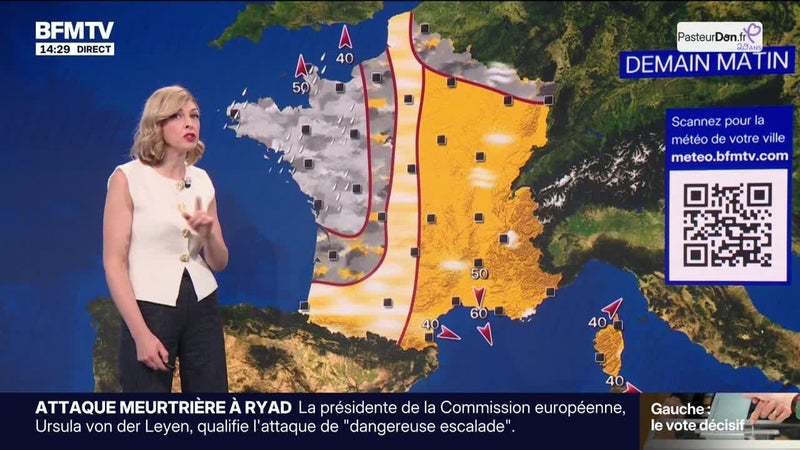 La météo pour ce lundi 12 octobre 2026