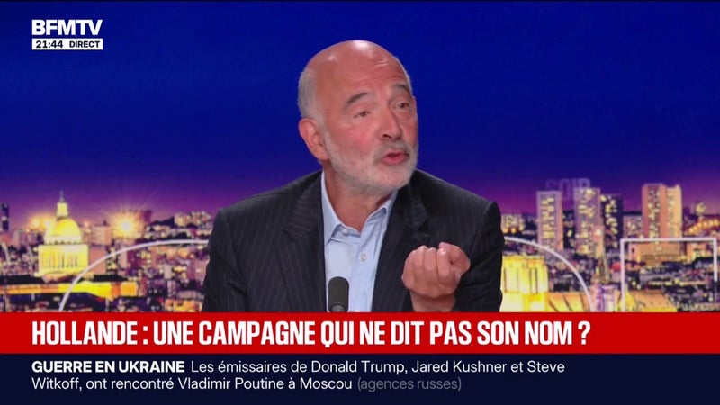 Présidentielle 2027: "Ex-président ne rime pas avec président", estime Pierre Moscovici concernant un possible retour de François Hollande