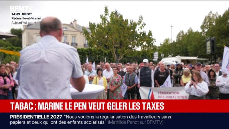 Tabac: les buralistes mobilisés contre la hausse des prix des paquets de cigarettes