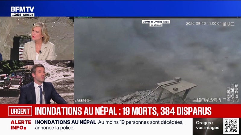 Népal: des pluies diluviennes ont tué au moins 19 personnes