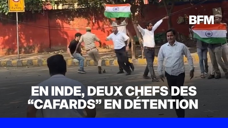 Inde: deux chefs du parti des “cafards” placés en détention