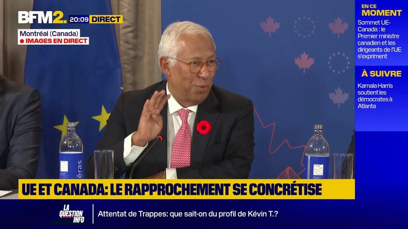UE-Canada : les pistes annoncées par António Costa pour un partenariat approfondi
