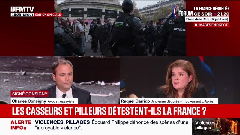 SIGNÉ CONSIGNY - Les casseurs et pilleurs détestent-ils la France ? - 19/10