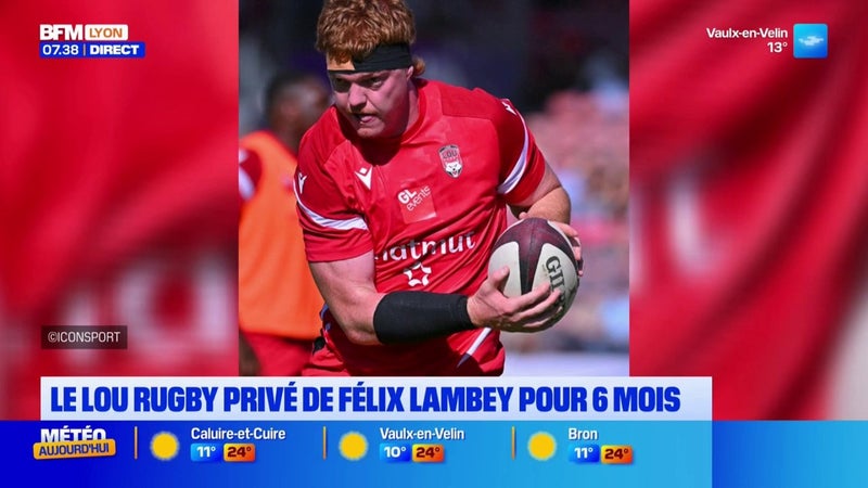 Rugby : Félix Lambey absent plusieurs mois des terrains