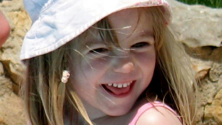 Photo diffusée par la famille McCann en mai 2007 de la petite Maddie McCann