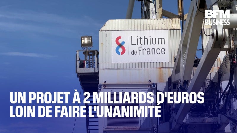 Un premier site français de production de lithium en Alsace