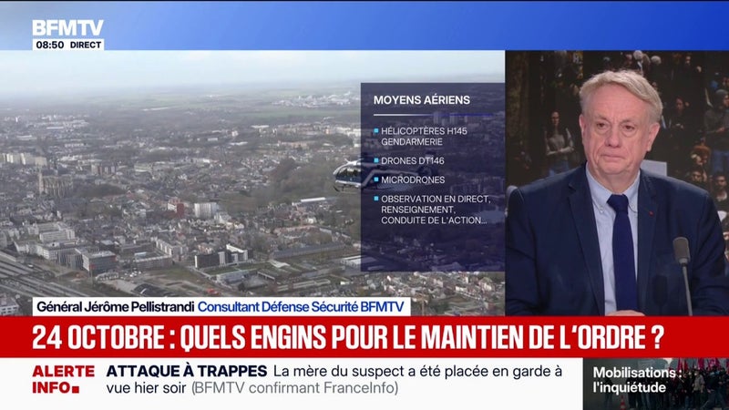 Manifestations du 24 octobre: les moyens déployés par la police et la gendarmerie