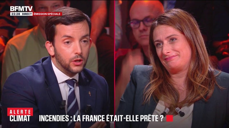 Le vif échange entre Jean-Philippe Tanguy (RN) et Marine Tondelier (Les Écologistes) sur la gestion des incendies
