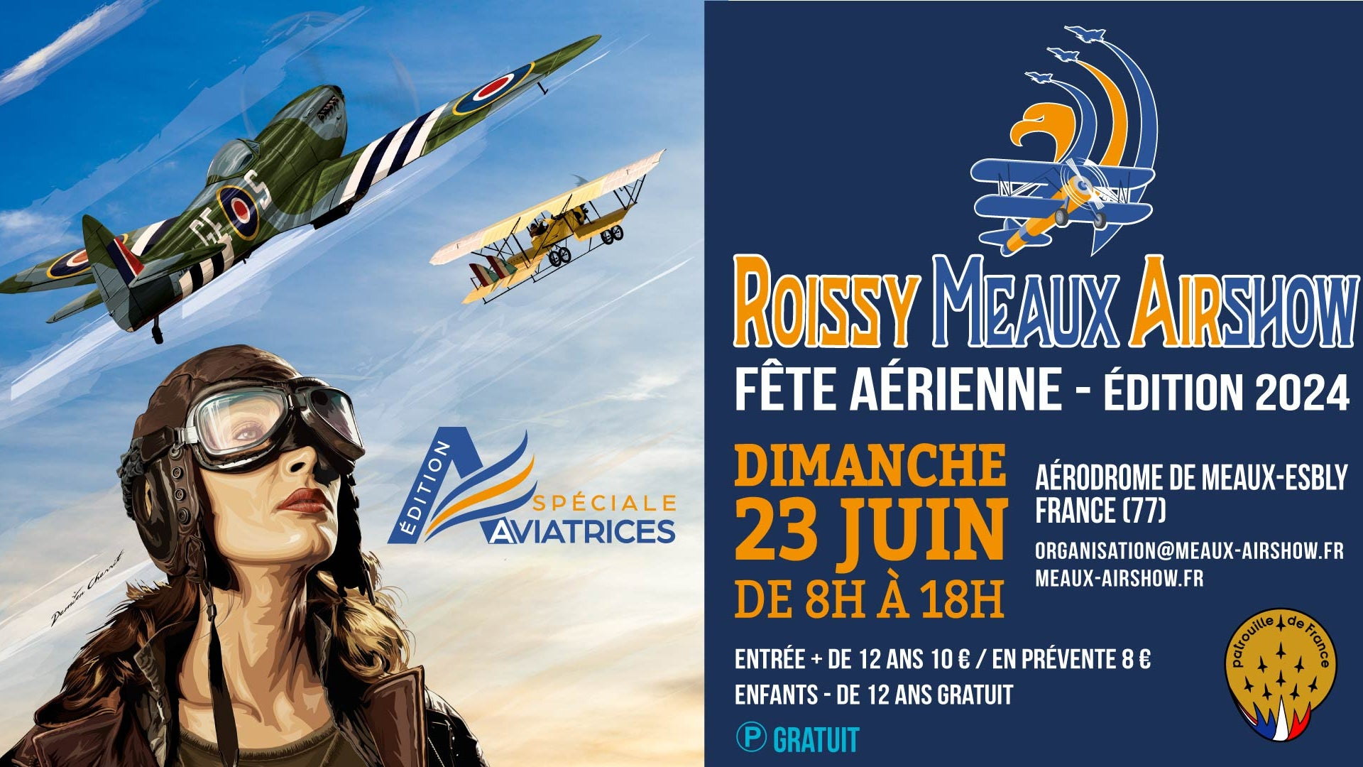 A gagner : votre baptême aérien offert à l'occasion du Meaux Airshow