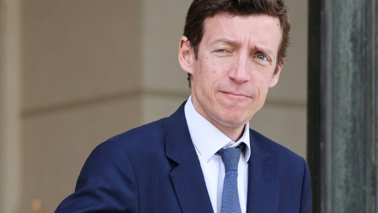 Le ministre de l'Education Edouard Geffray à la sortie de l'Elysée, le 16 septembre 2026 à Paris