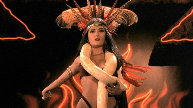 Scène du film "Une nuit en enfer" avec Salma Hayek 