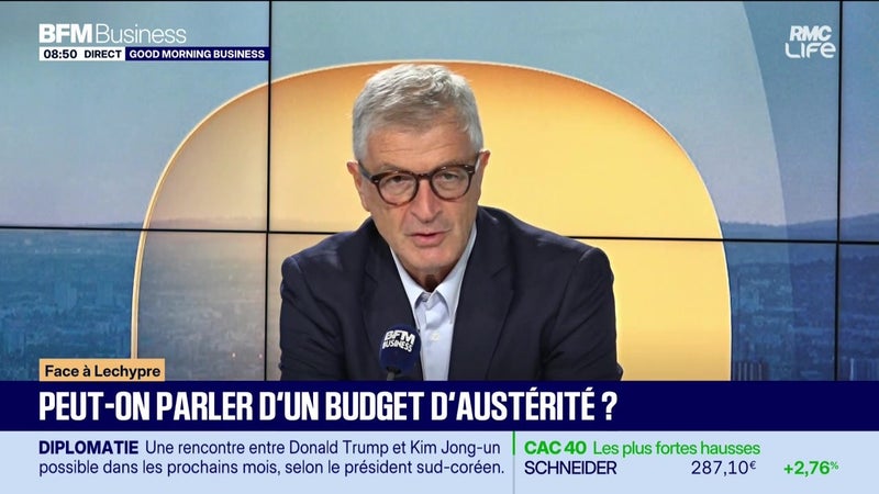Emmanuel Lechypre face à Marc Fiorentino : Peut-on parler d'un budget d'austérité ? - 18/09