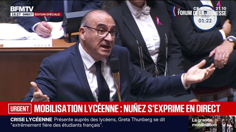 Mobilisation lycéenne: "L'ordre, c'est d'interpeller les casseurs", Laurent Nuñez défend les interpellations des lycéens