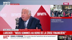 "Nous sommes au bord de la crise financière": Gérard Larcher, président LR du Sénat, alerte sur les dépenses publiques françaises