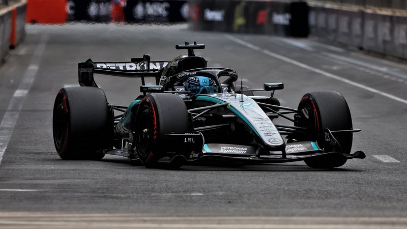 George Russell lors du Grand Prix d Azerbaidjan a Bakou le 25 septembre 2026 2354852