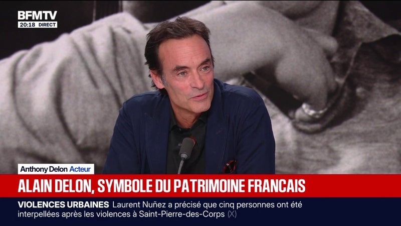 Alain Delon: "Mon père fait partie du patrimoine français", déclare son fils, Anthony Delon