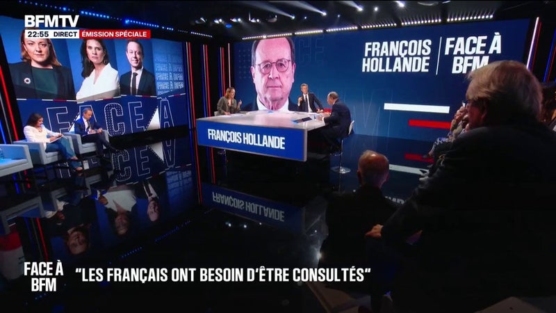 "Les Français ont besoin d'être consultés", estime François Hollande, ancien président de la République