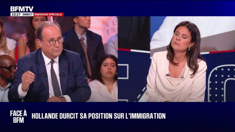 Immigration: "Je propose que chaque année on regarde selon les besoins des entreprises", détaille François Hollande, ancien président de la République