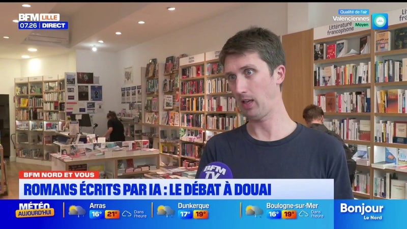 BFM Nord et Vous: le débat à Douai concernant des romans écrits par IA