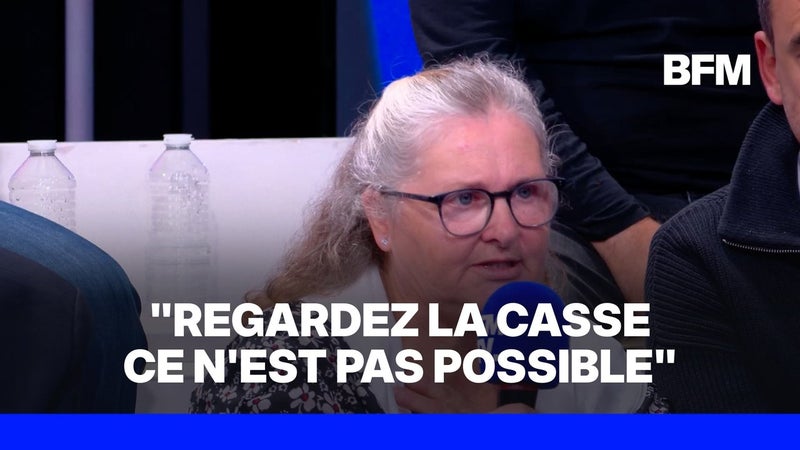 Mobilisations sociales: "Regardez la casse derrière", lance Isabelle, bénévole