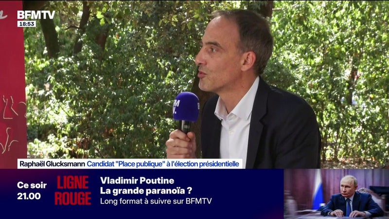 "Il faut taxer les super-profits", estime Raphaël Glucksmann, candidat Place publique à la présidentielle, via la primaire socialiste
