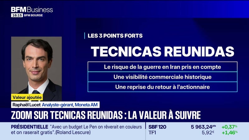 Valeur ajoutée : Ils apprécient Técnicas Reunidas - 06/10