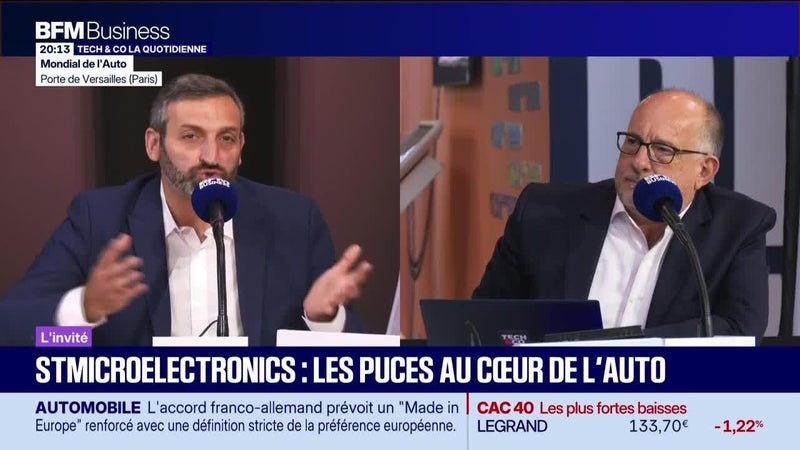 Pierre-Yves Berger (STMicroelectronics) : STMicroelectronics, les puces au coeur de l'auto - 15/10