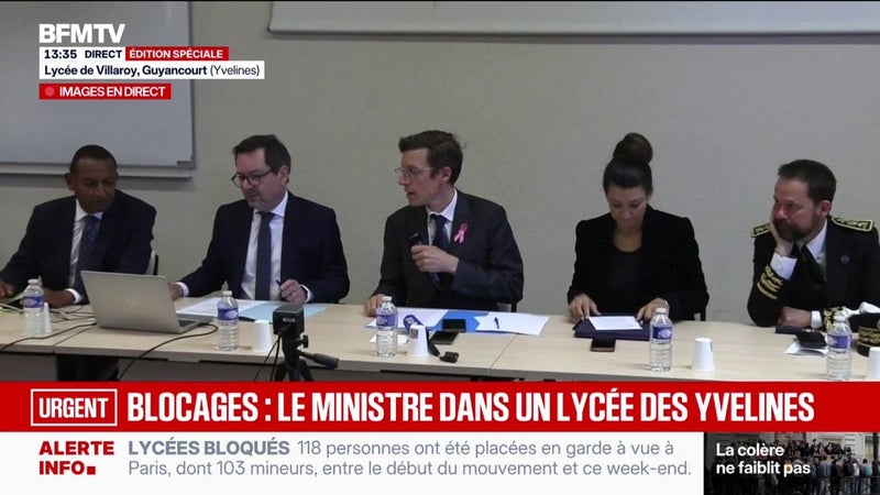 Colère lycéenne: "Des situations objectivement inacceptables", dénonce Édouard Geffray, ministre de l'Éducation nationale