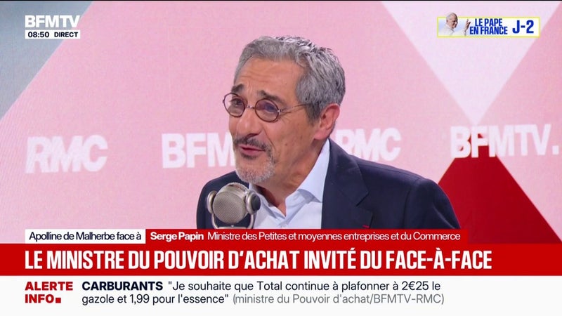 La visite du pape et les concerts de Céline Dion: "Le mois de septembre en matière d'activité touristique, singulièrement à Paris, va très bien", indique Serge Papin