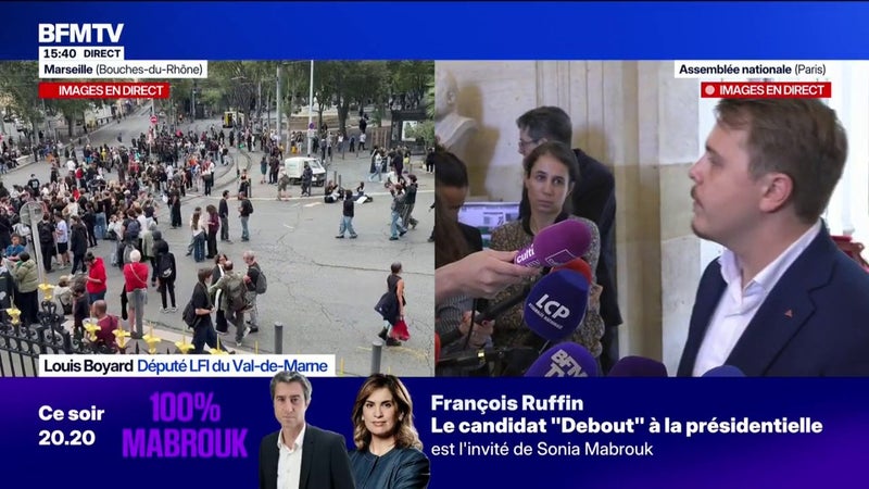 Colère lycéenne: "Je suis fier de cette jeunesse française", déclare Louis Boyard, député LFI du Val-de-Marne