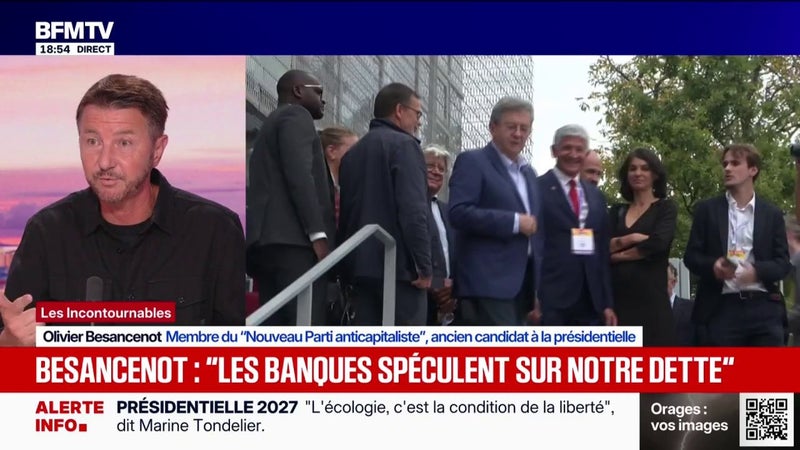 Présidentielle 2027: "Avec LFI, il y a eu des rapprochements politiques", explique Olivier Besancenot, membre du NPA