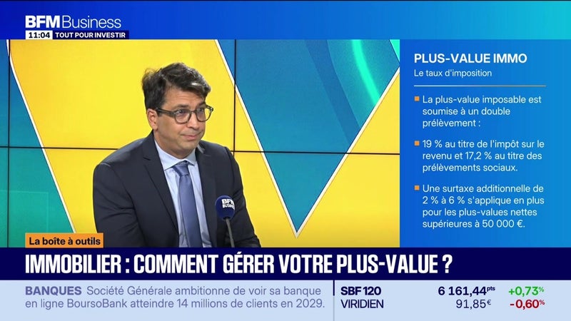 La boîte à outils : Nicolas Dupouy - Immobilier, comment gérer votre plus-value ? - 21/09