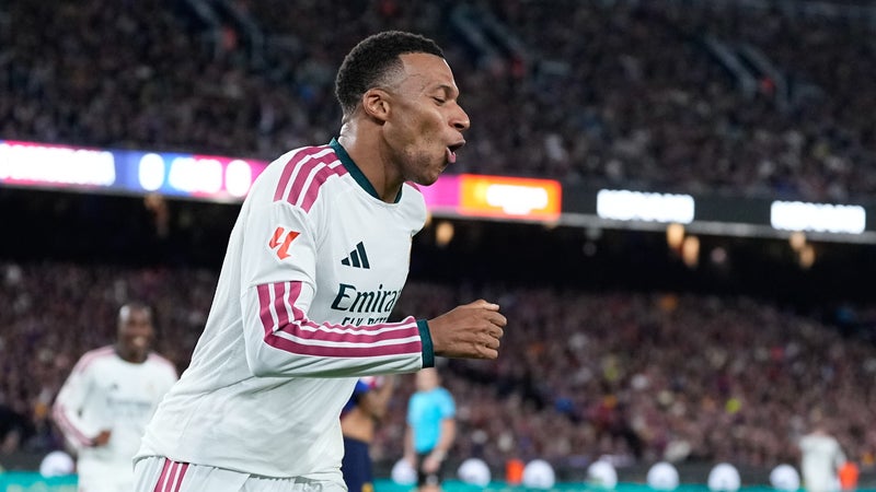 Image accompagnant « 100 buts avec le Real Madrid? "C'est n'est juste qu'un détail" pour Mbappé qui met en avant son équipe ».