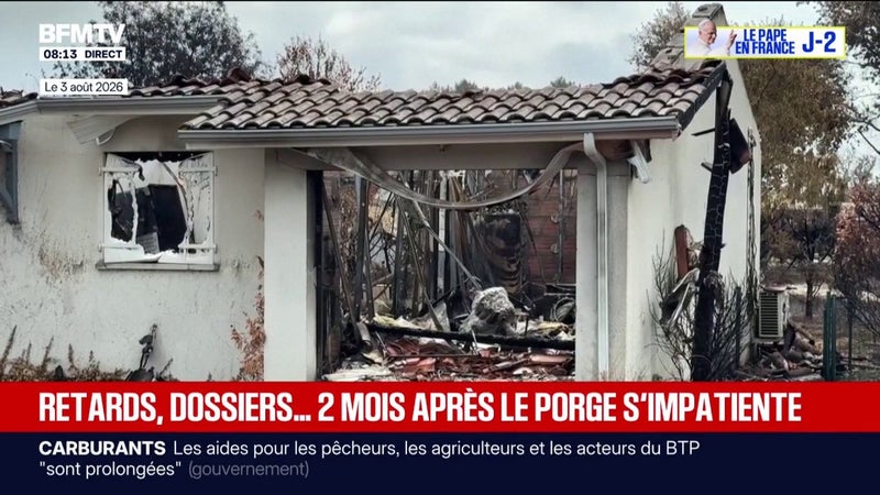 Deux mois après l'incendie au Porge, les sinistrés réclament une accélération des indemnisations