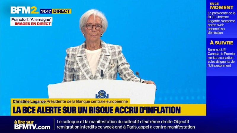 La BCE laisse ses taux inchangés, l'inflation pourrait peser sur la croissance
