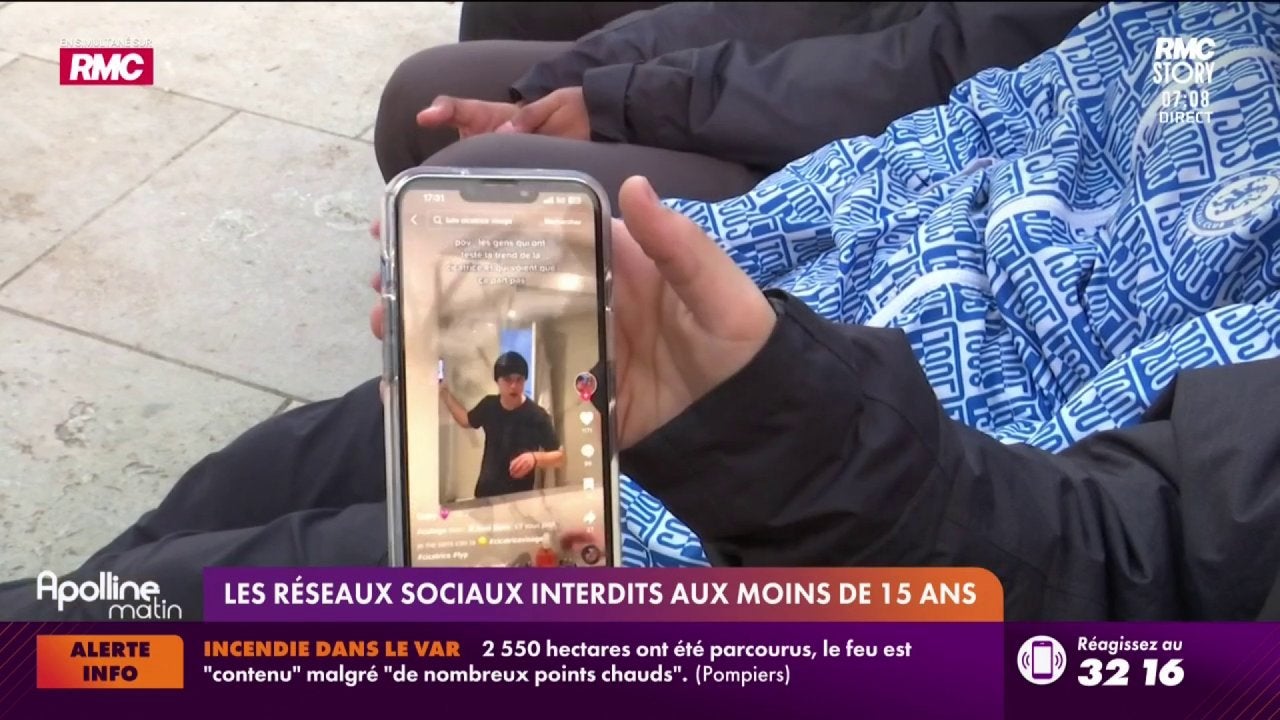 Les réseaux sociaux interdits aux moins de 15 ans