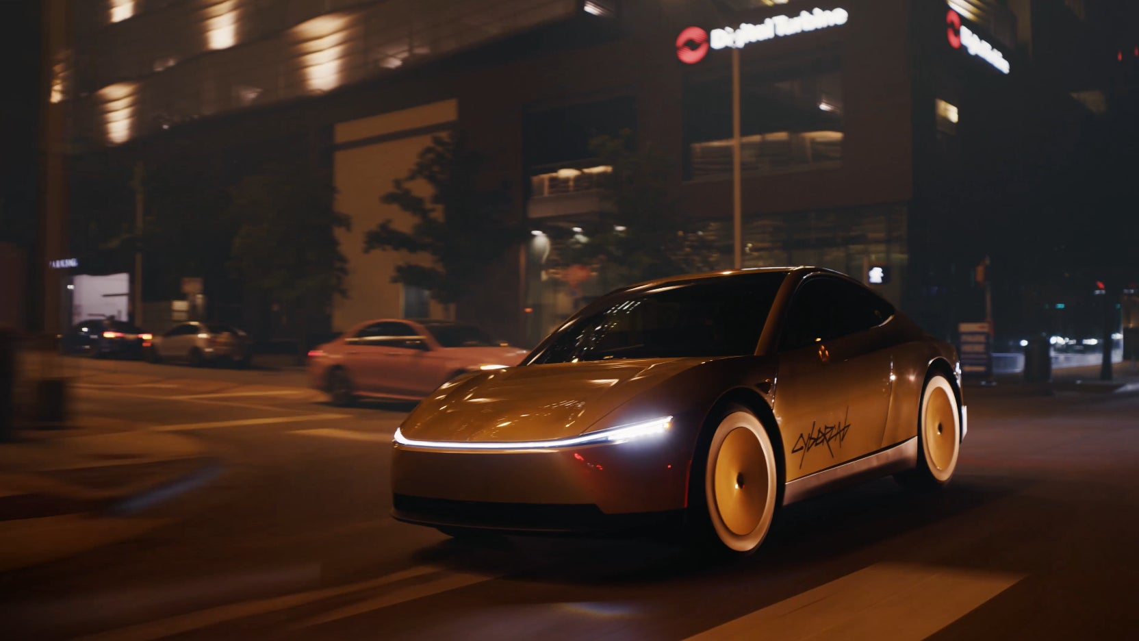 Le Tesla Cybercab à Austin (Texas). Le Tesla Cybercab à Austin (Texas).