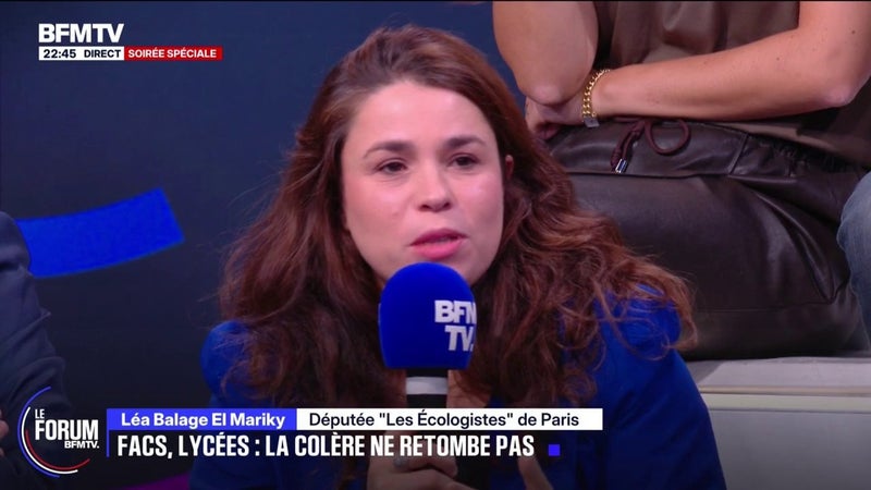 FORUM BFMTV - "Bien sûr qu'il faut abroger Parcoursup", réitère Léa Balage El Mariky, députée Les Écologistes de Paris