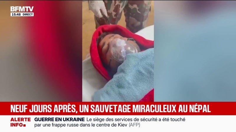 Neuf jours après la catastrophe, le sauvetage miraculeux de deux ouvriers au Népal