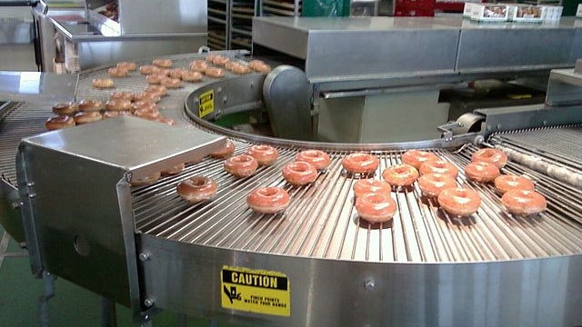 Fabrique de donuts (image illustration)